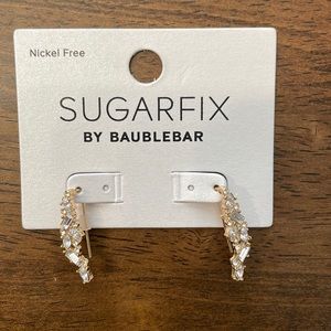 NEW Sugarfix Baublebar Gold Jeweled Drop Earrings